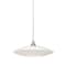 Besa Lighting Spazio Cord Pendant, Opal Glossy, Satin Nickel Finish, 1x50W Halogen 1XT-629406-SN - alternate 1